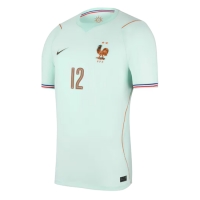 Camiseta Francia Randal Kolo Muani #12 Segunda Equipación Replica Mundial 2026 mangas cortas
